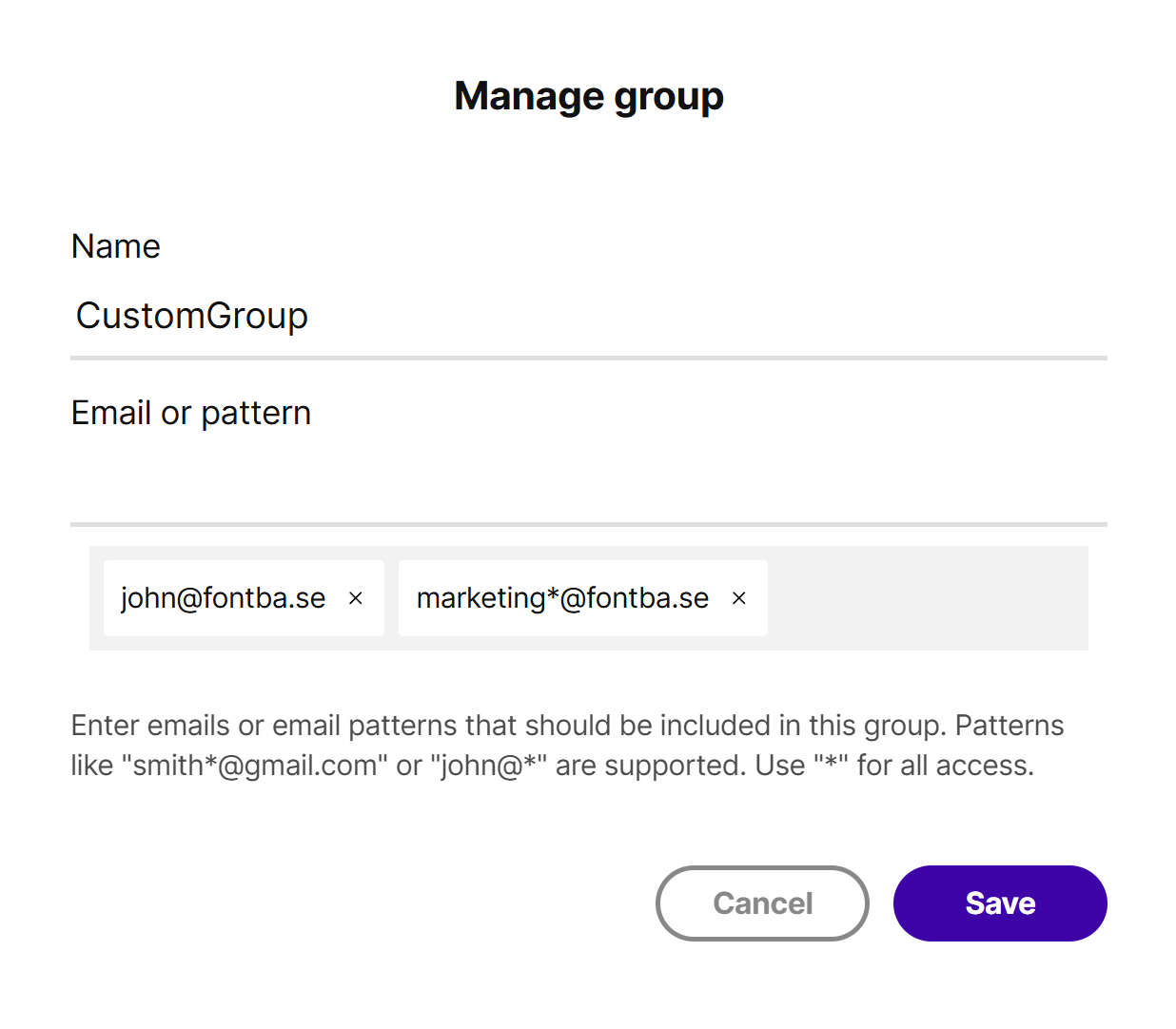 Member groups
